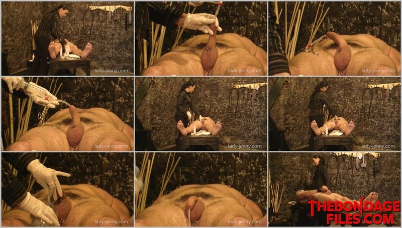 Bill Long Whipping Session 5-5 [2019, LadyJenny, Femdom, CBT, BootLicking, 480p]