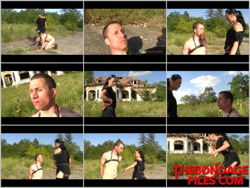 Training Outdoor [2019, LadyJenny, Bondage, Spanking, Injections, 720p]