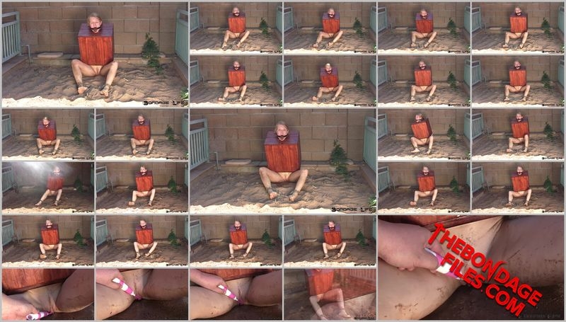 Rachel Greyhound - Boxed In Mud [2020, BondageLife, Blonde, BDSM, Handcuffs, SiteRip, 720p]