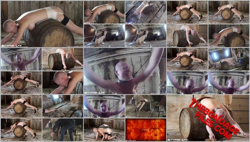 Rachel Greyhound - Broken on the Barrel (From HELL!) [2020, BondageLife, Tied, BDSM, Torture, SiteRip, 720p]