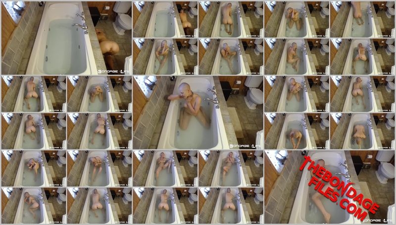 Rachel Greyhound - Dildo Training (Bath Edition) [2020, BondageLife, BDSM, Tied, Blonde, SiteRip, 720p]