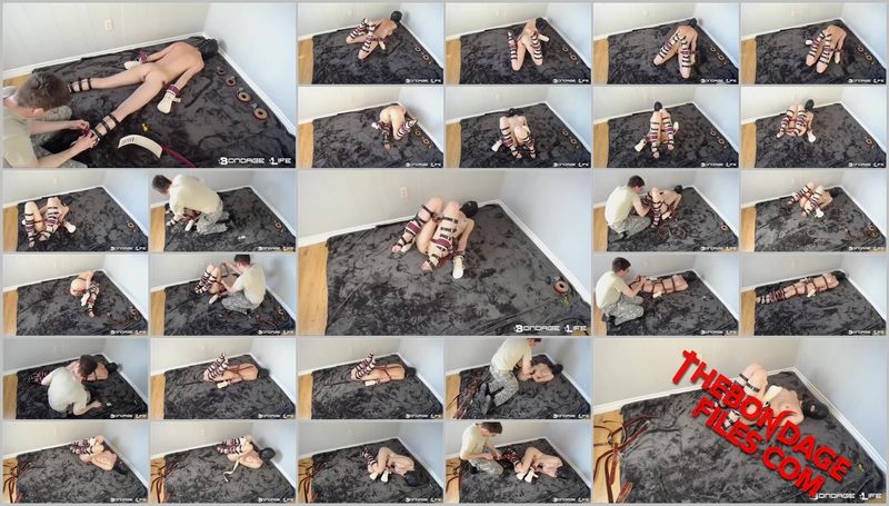 Rachel Greyhound - Dart Plays With Greyhound [2020, BondageLife, Handcuffs, Torture, Forced Orgasm, SiteRip, 720p]