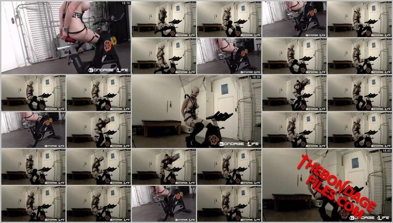 Rachel Greyhound - Some High Heel Exercise [2020, BondageLife, Shaved, Handcuffs, Blonde, SiteRip, 720p]
