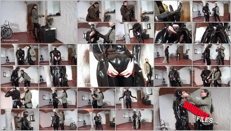 Double Dildo-1 [2020, KinkyPonygirl, Fetish, Toys, Ponygirl, 720p]