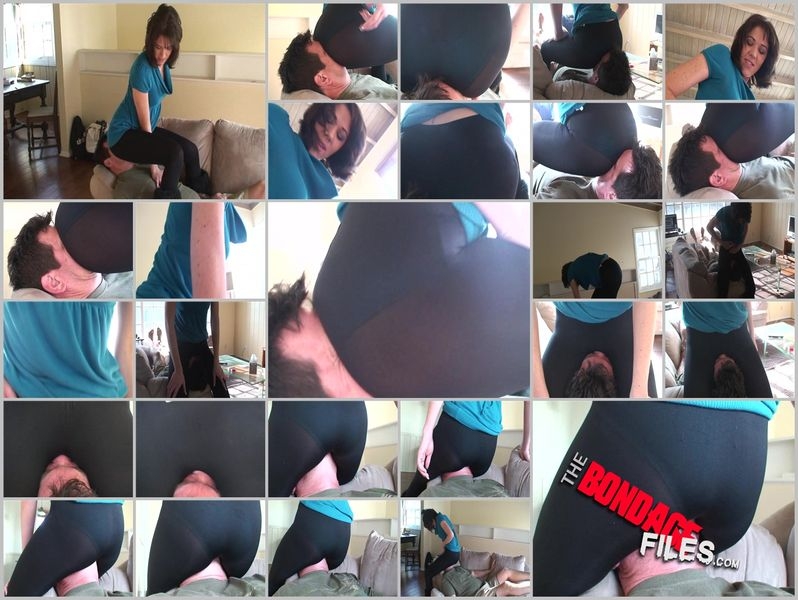 Overbearing wife tight pants facesitting [2020, FemdomArmy, pussylicking, Facesitting, asslicking, 480p]