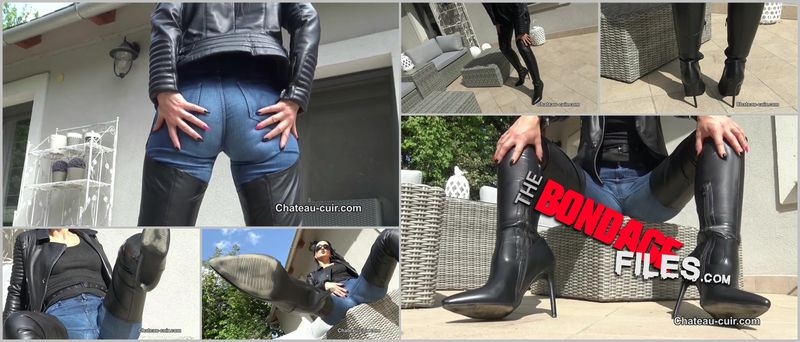 Clean My leather chap boots [2020, Chateau-Cuir, Facesitting, CBT, Cumshot, SiteRip, 720p]