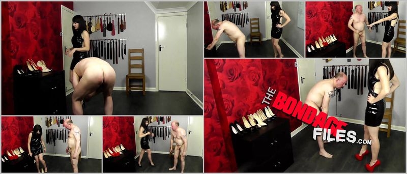 Shoe present game [2019, MissJessicaWoodVideos, Whipping, CBT, Punishment, 1080p, SiteRip]