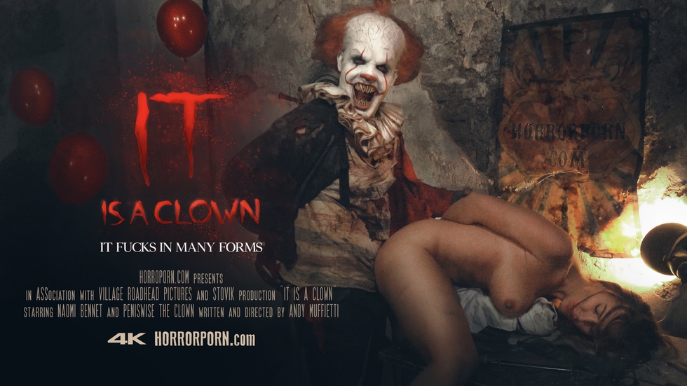 It Is A Clown [2017, HorrorPorn.com,  Shaved,  Roleplay,  Bondage, 2160p, HDRip]