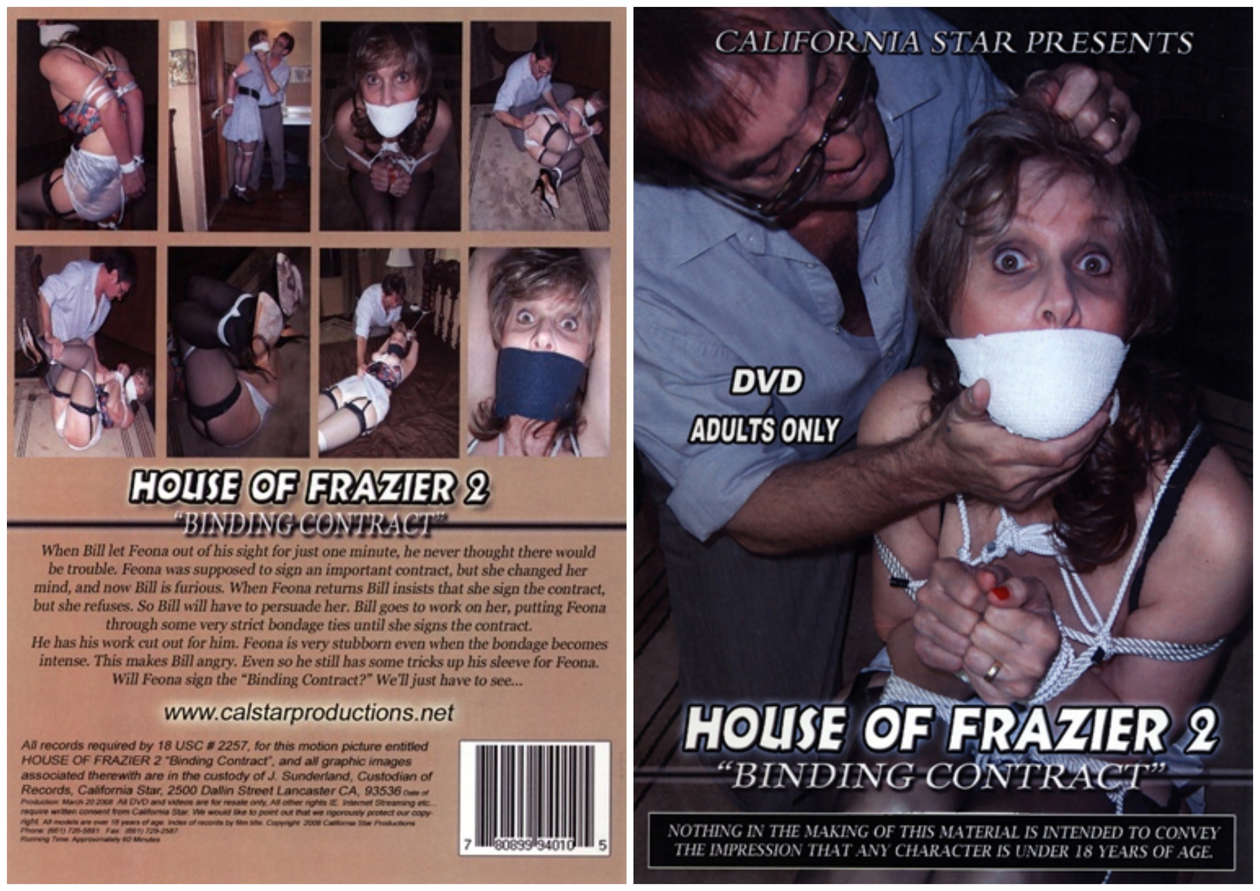 House Of Frazier #2 - Binding Contract [2007, Calstar, BDSM, Male Domination, Fetish, DVDRip]
