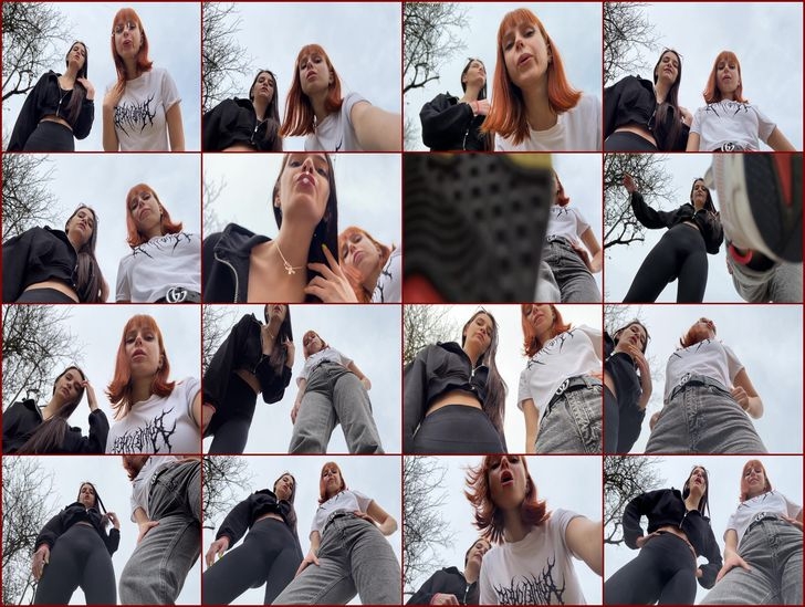 Bully Girls Spit On You And Order You To Lick Their Dirty Sneakers [2022, ppfemdom, Femdom POV, Foot Domination, Spitting, 1080p, HDRip]