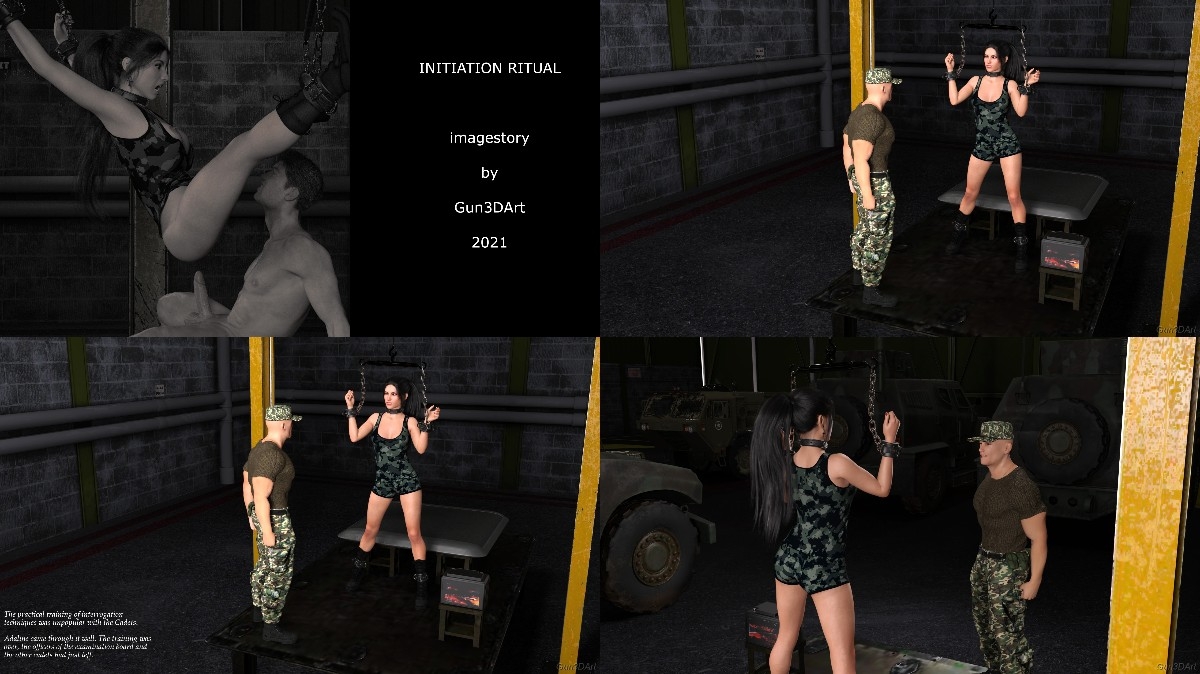 Gun3DArt - Initiation Ritual new bdsm comics