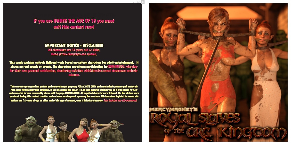 Mercy Magnet - Royal Slaves to the Orc Kingdom 3 new bdsm comics