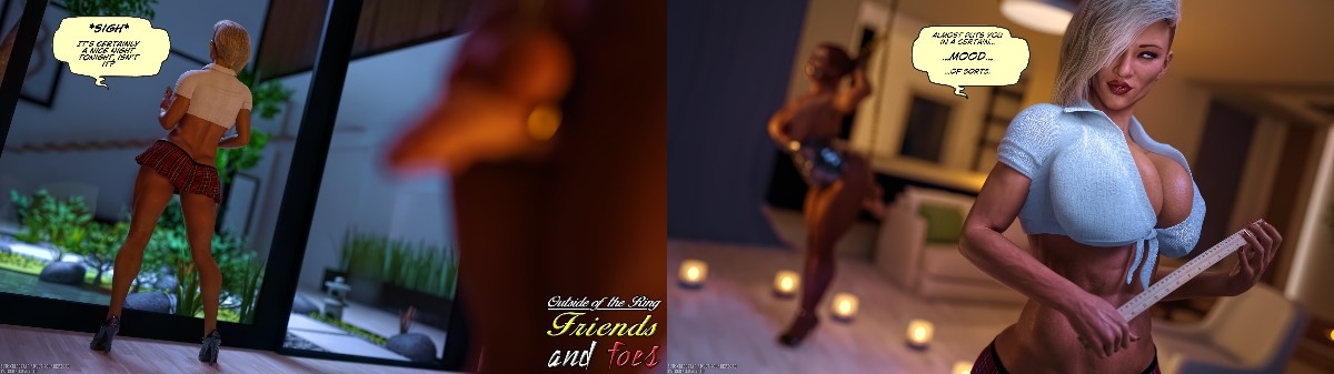 SquarePeg3D - Friends and Foes new bdsm comics