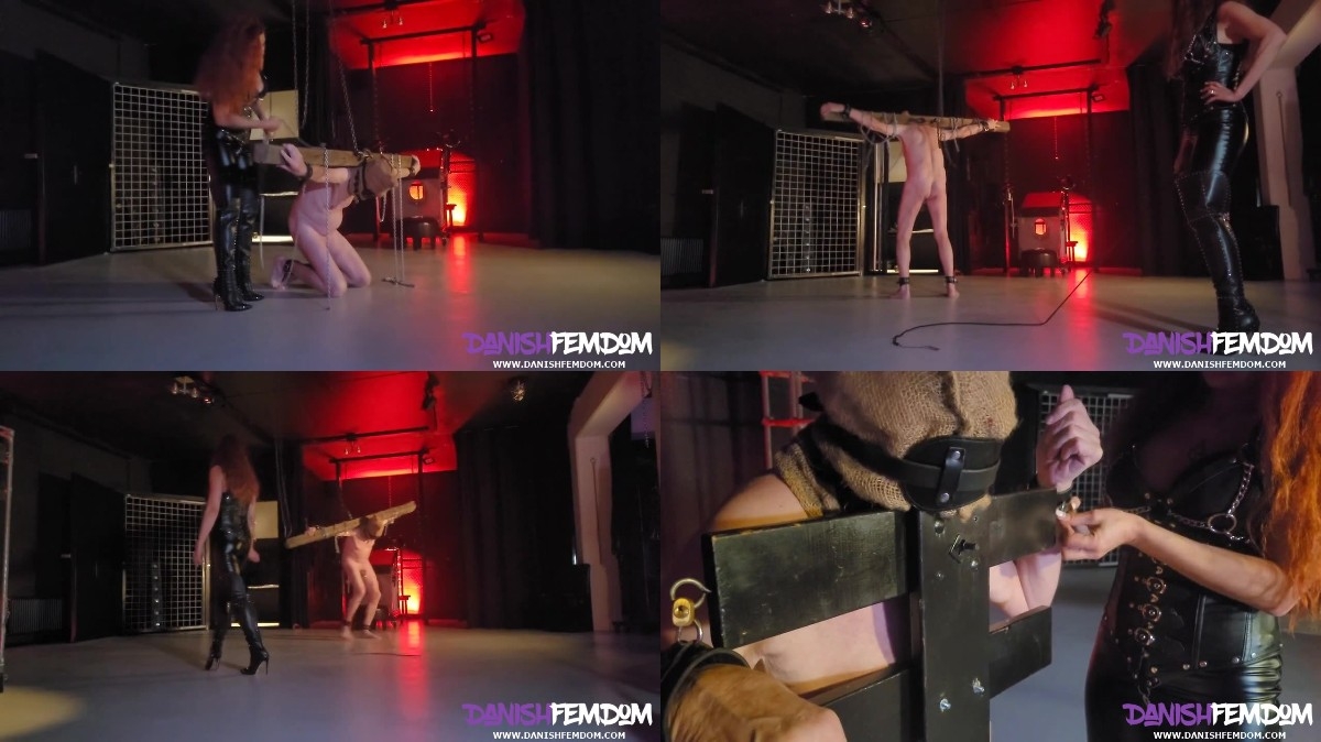 Danish Femdom - Lunging the prisoner new femdom porn videos