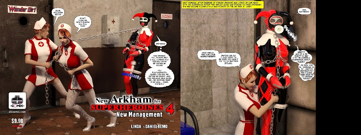 Linda&DanielRemo NewArkhamForSuperheroines 04LR [bizarre & bdsm comics]