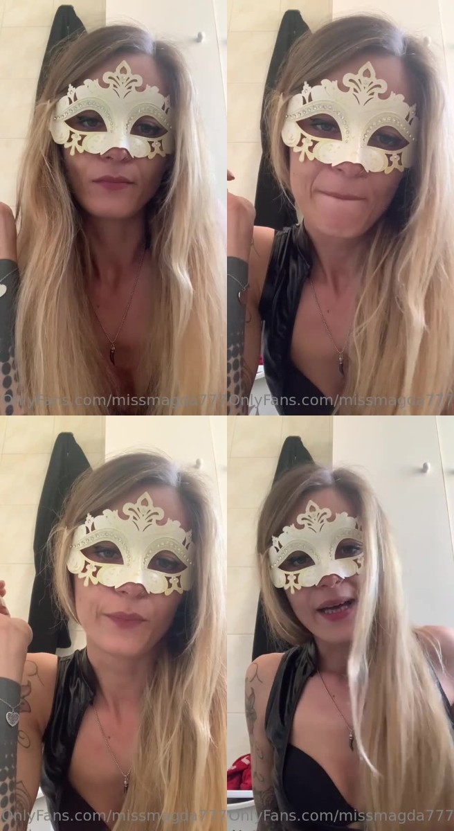 missmagda777-Youre on your knees in front of me eager to drink some of my saliva and to hear my v...
