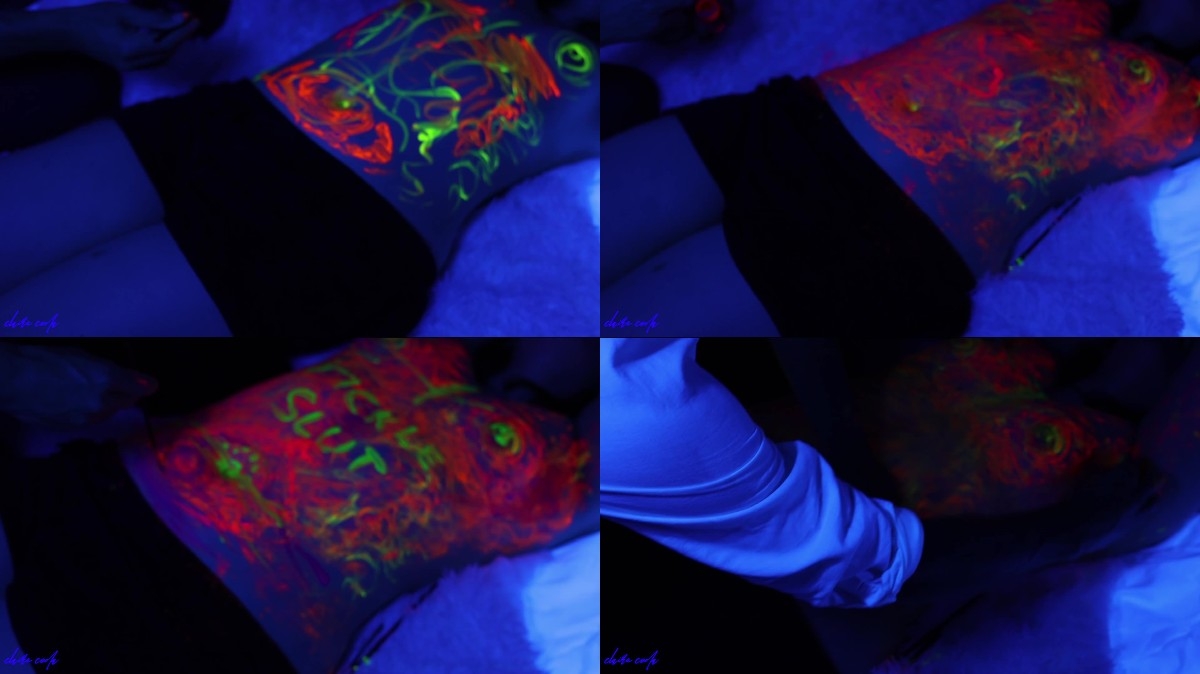 Claire's Glow Paint Gang Tickle Part 1