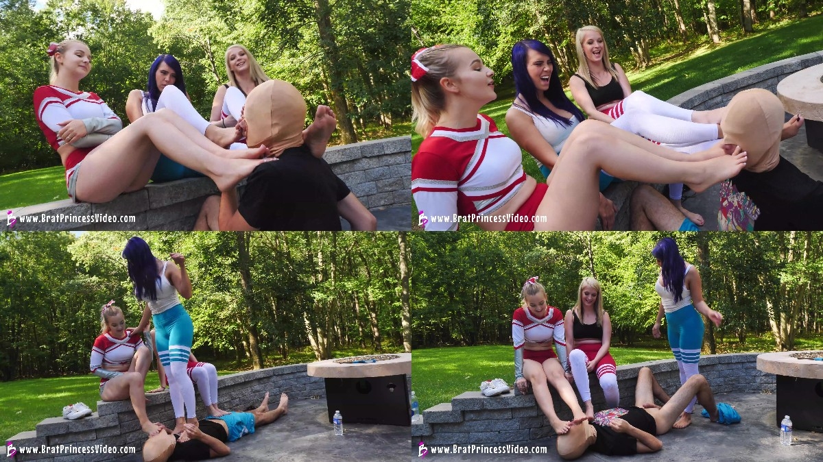 Brat Princess 2 - Nerd Worships Smelly Gym Feet - Kat Kaylie and Natalya Vega