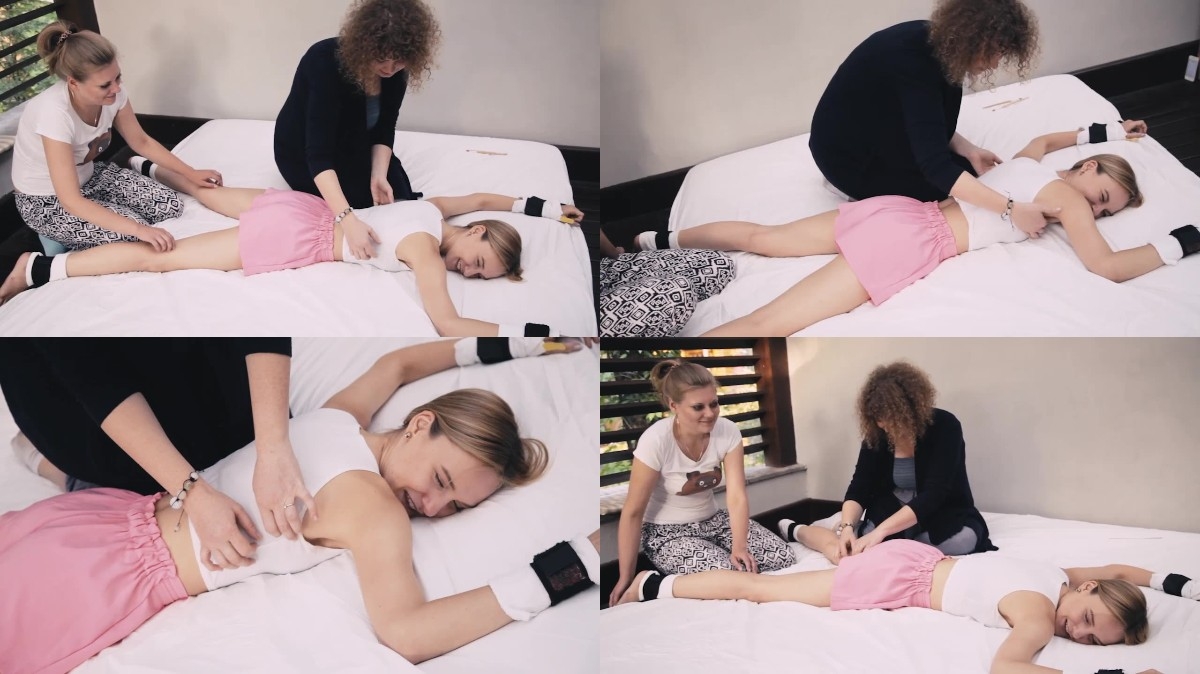Anastasia four hands therapy facedown