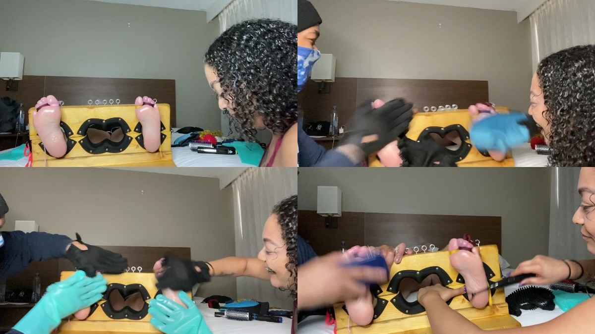 Macy Meets Ticklish Lisa