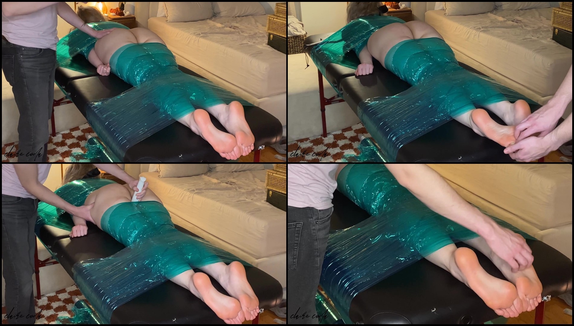 Mummified And Tickled Booty And Soles