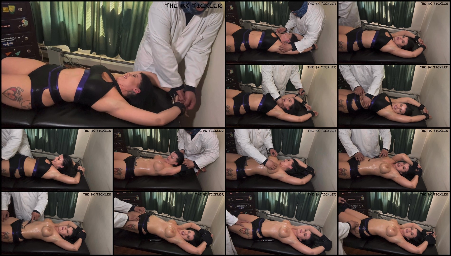 TheBKTickler – Dr BK Nadia Pre-wrestling Match Procedure – Full Body