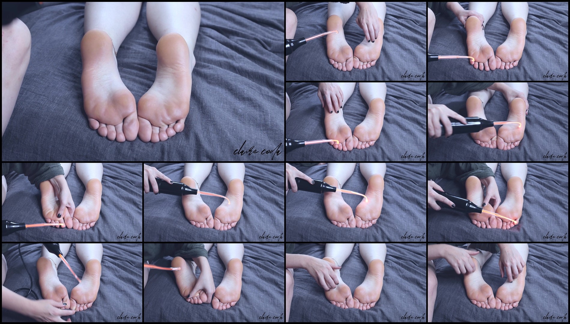 ClaireCoda – Violet Wand Foot Tickles