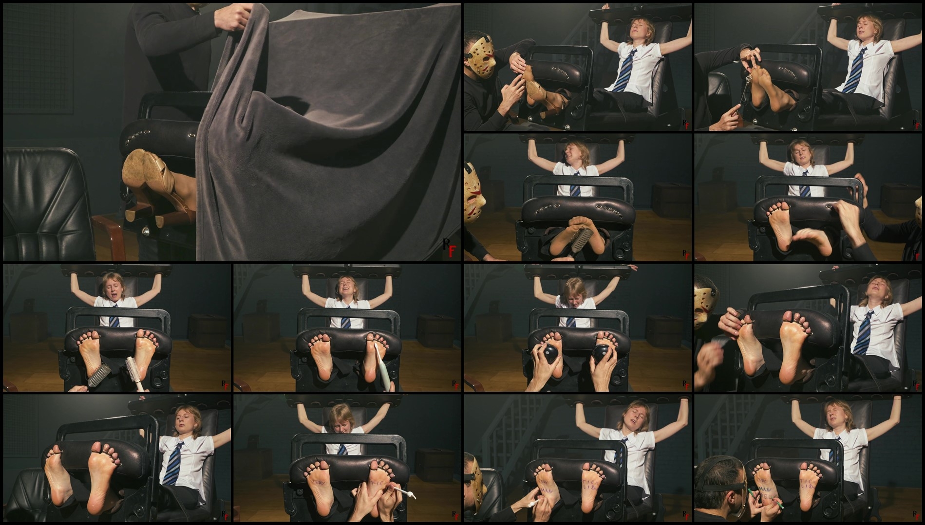 RFStudioProduction – Mandy – Captured Manager and Intense Barefoot Tickling in Stocks