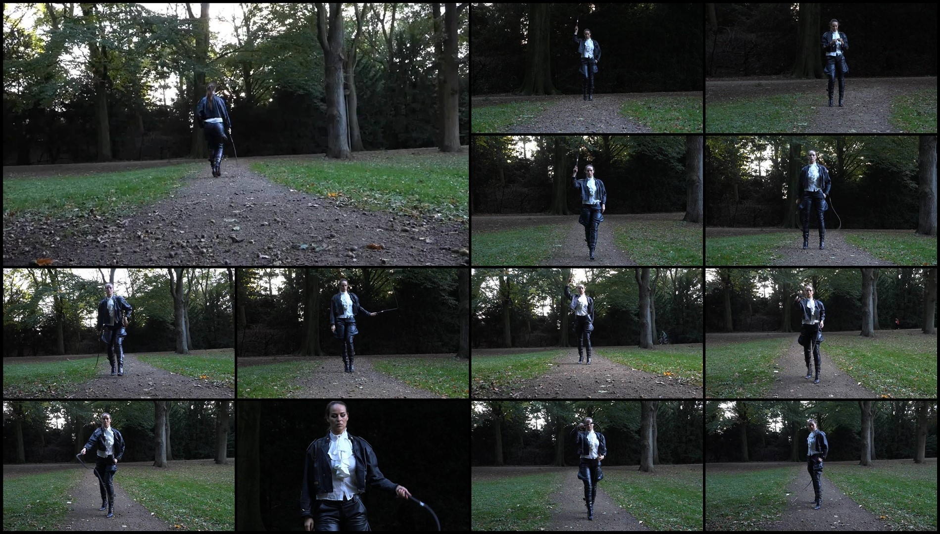 FemdomFoto - Lady Iveta - Walking And Cracking (German)
