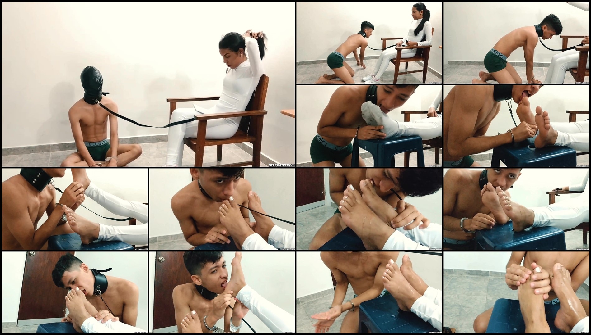 Femdom Bondage By Selfgags – Femdom Foot Worship for Mistress Maria