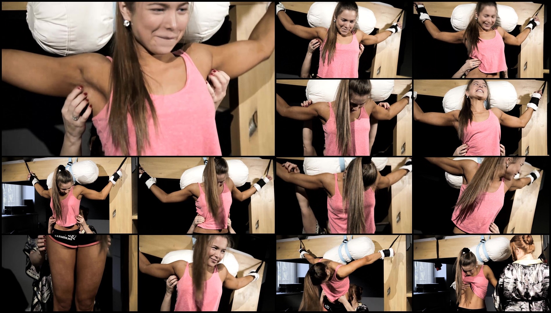 TickleTherapy – Fitness bikini girl Kristina standup by Elya