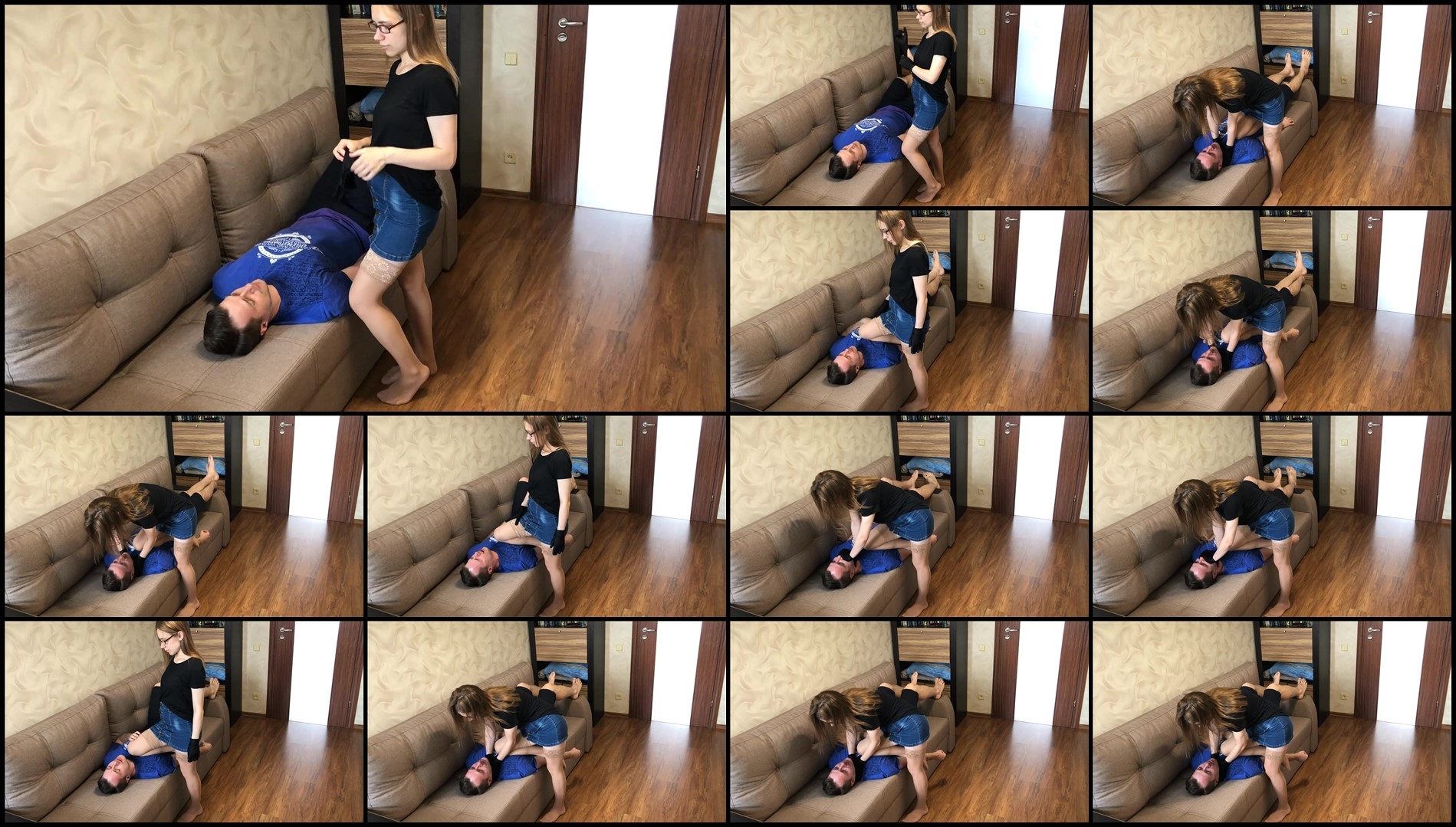 Evelina Domina - Smother In Spandex Gloves 2