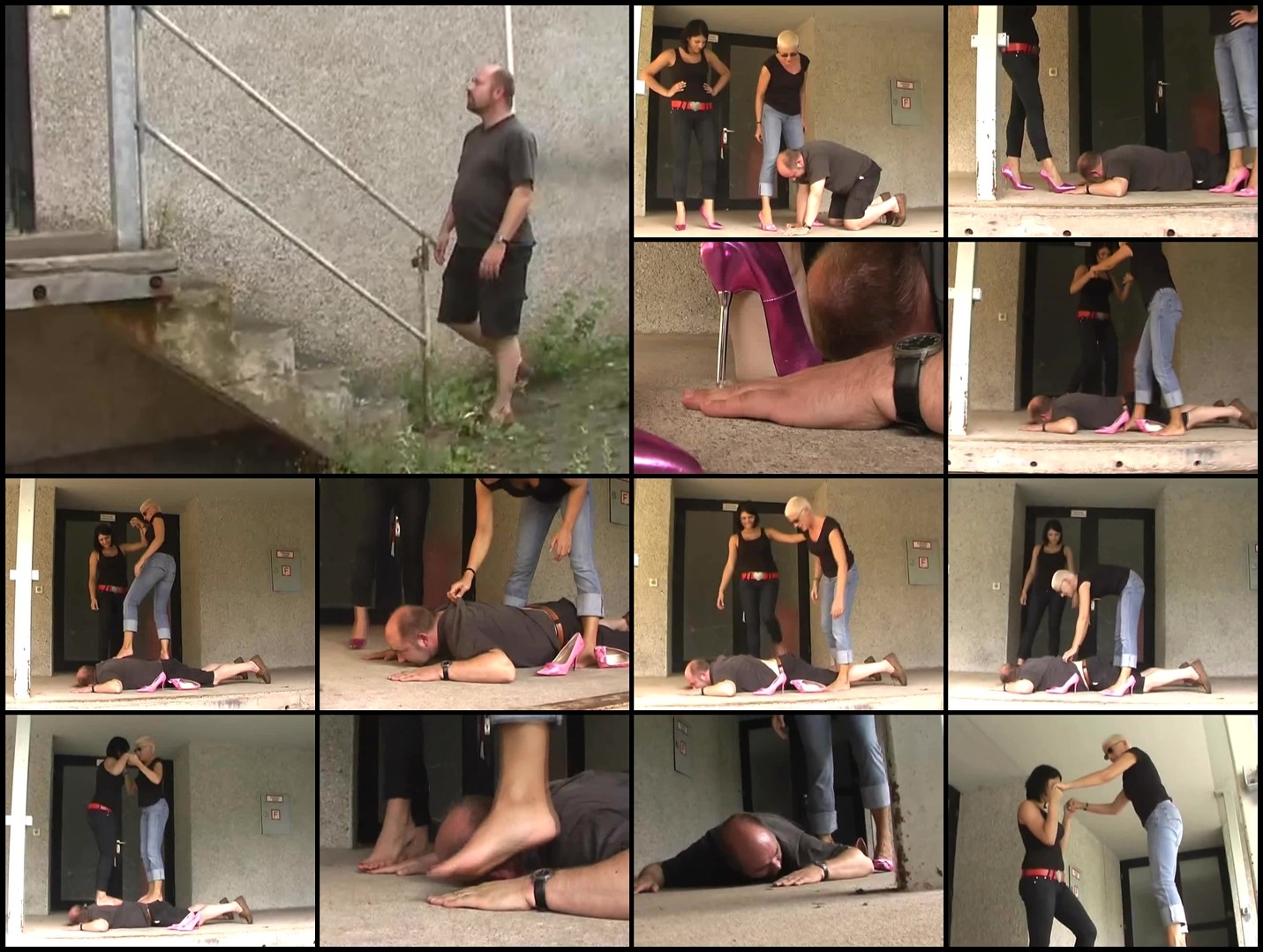 FemdomFoto - Katja - Trampling The Voyeur (German)