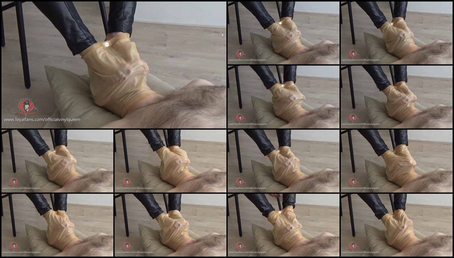 Official Vinyl Queen - Latex Foot Mask In Amsterdam