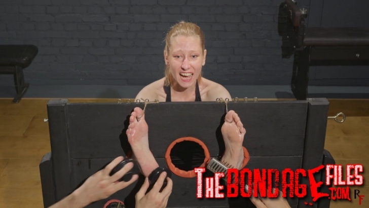 RFStudioProduction – Frida – Foot Tickling for Cute and Sensitive Blonde in Big Stocks