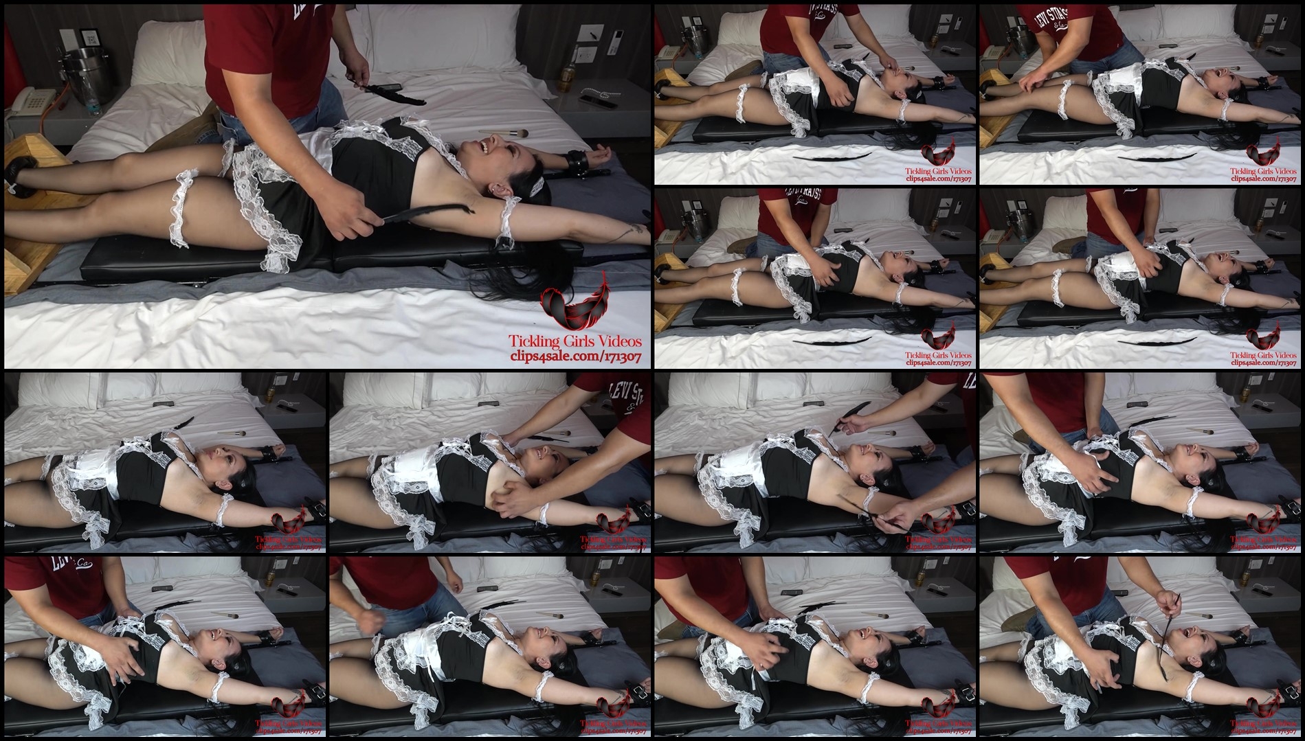TicklingGirlsVideos – Kennia ticklish maid (upperbody)