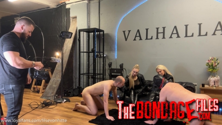 Lilse Von Hitte - Making Of - Double Leather Worship Clip