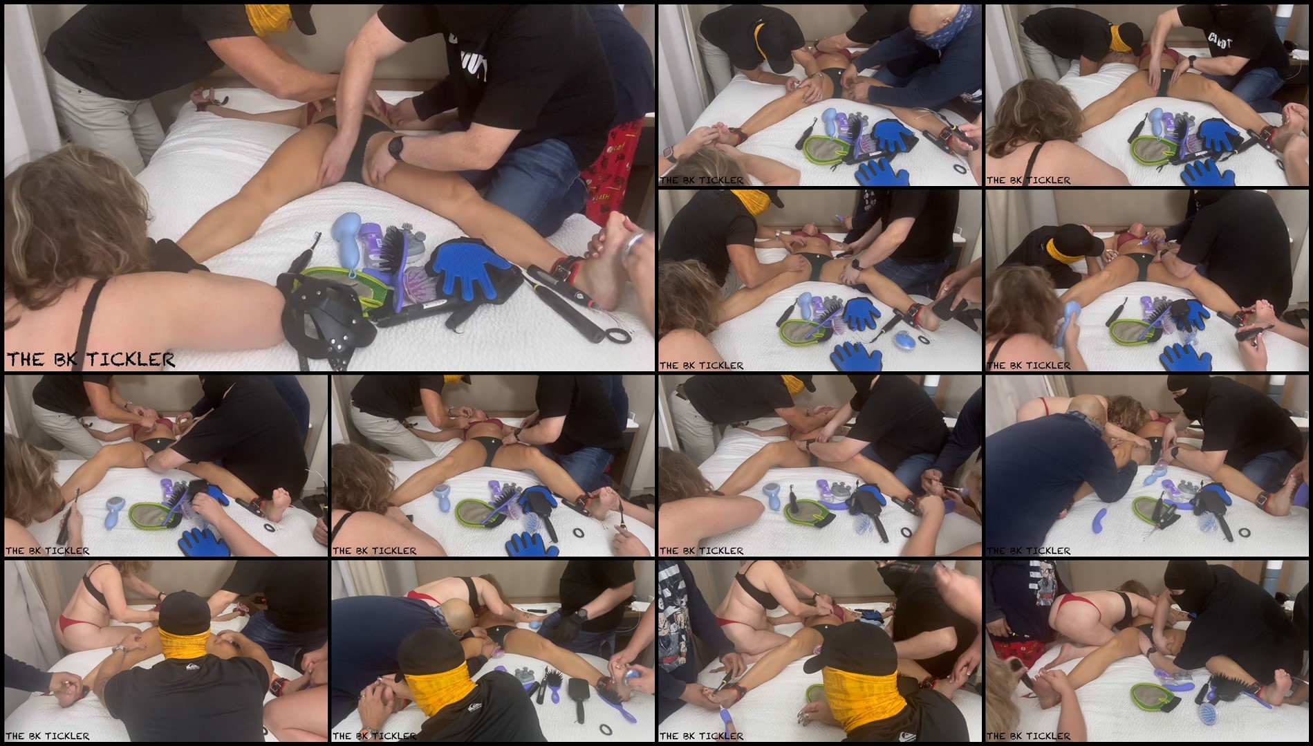TheBKTickler – The Dallas Gang-tickle Party – Ticklishintexas – Part 2-ForcedOrgasm, mmmfff, Tick...