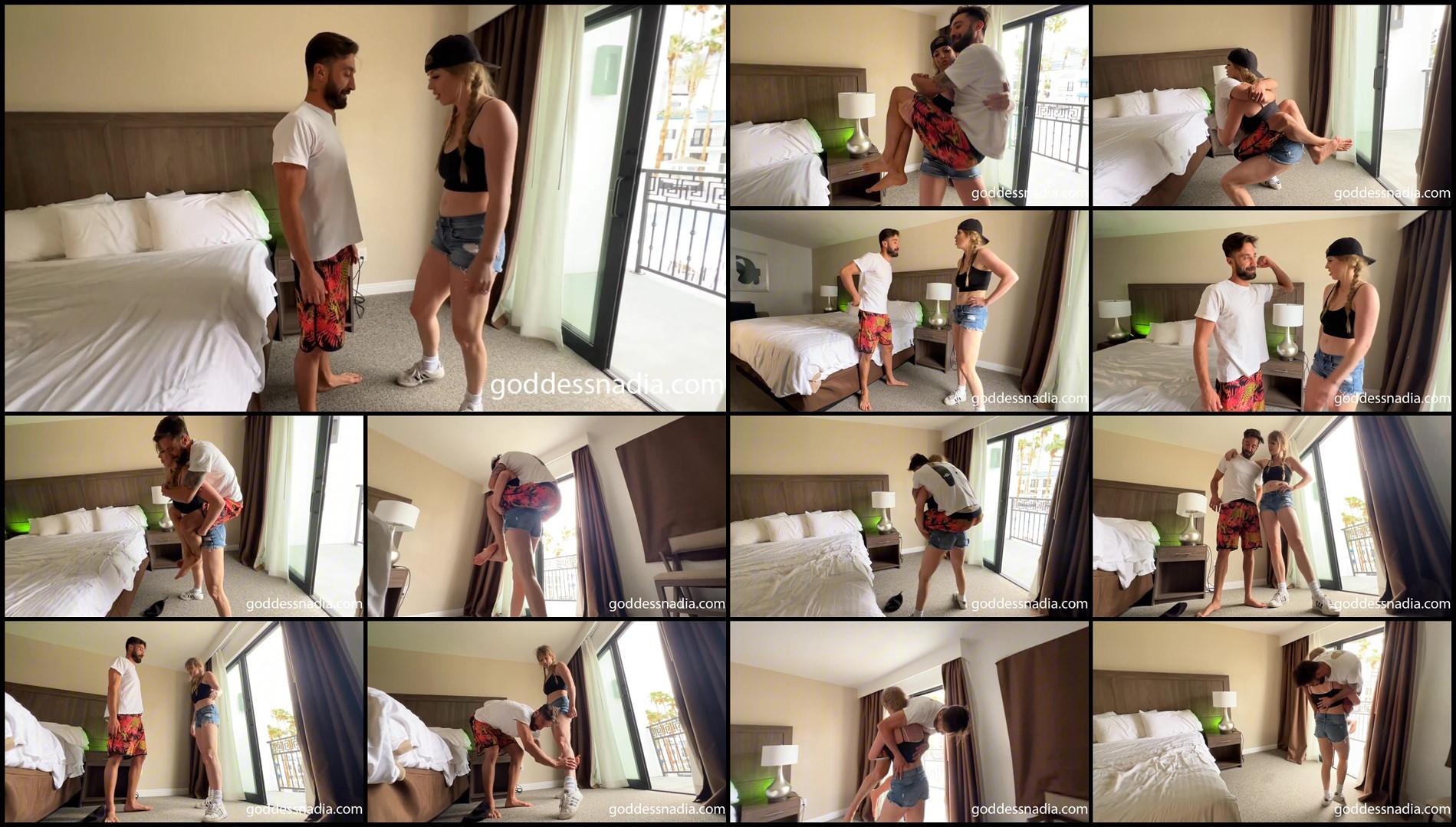 Goddess Nadia Clips - Lifting My Boyfriend-Femdom