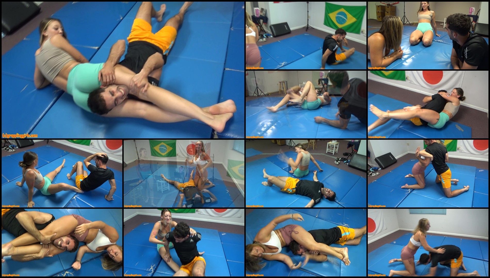 Grappling Girls In Action - Gg dangerous duo7-WrestlingAndScissor