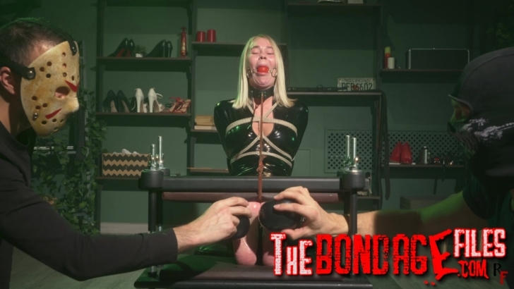 RFStudioProduction – Darina – A Tickle Toy – Catsuit, Toe Press, Ballgag, Blindfolds and Nosehook...
