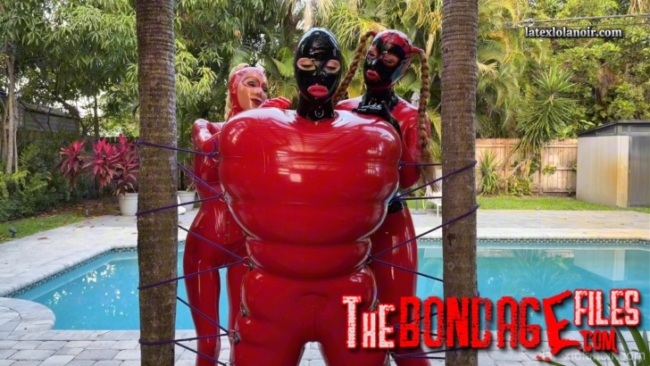 Miss Fetilicious - Heavy rubber bondage in Florida Part 1-Fetish