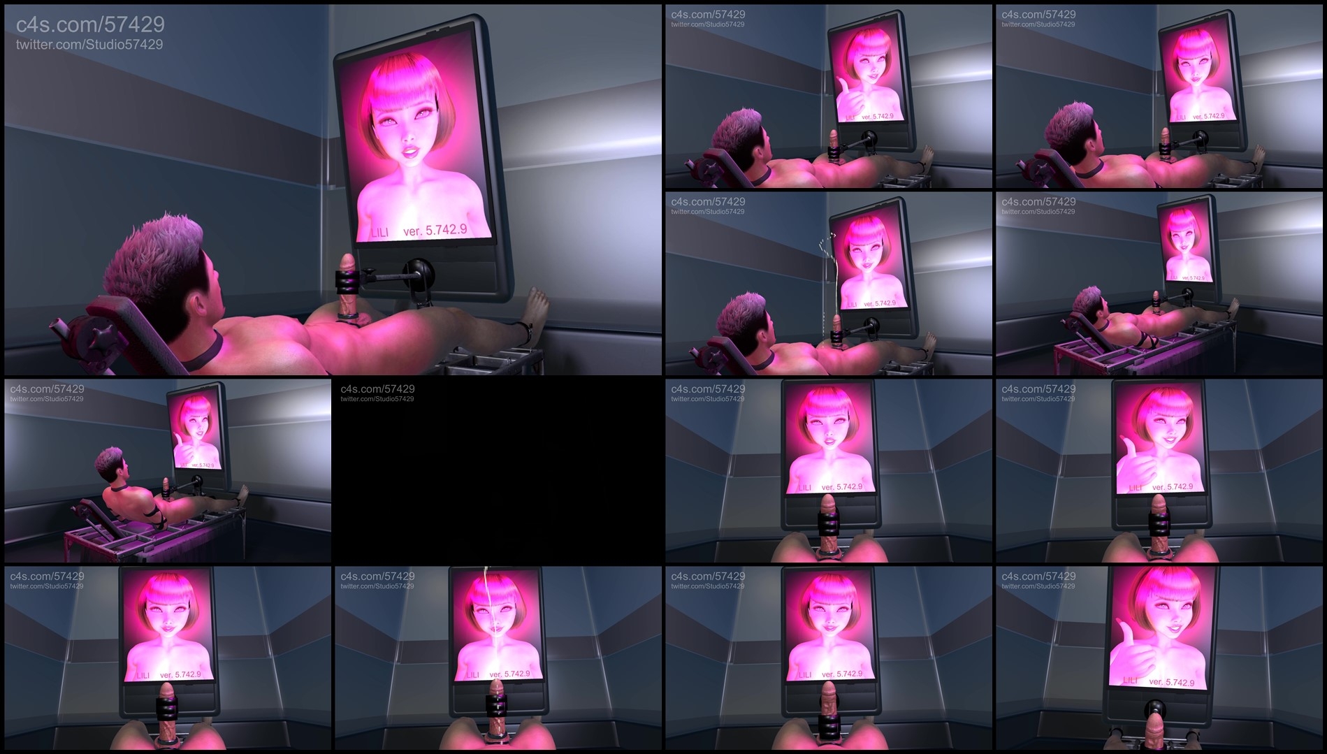 Drained By An Ai 2 Digital Femdom Milking- 57429-HandjobAndMilking