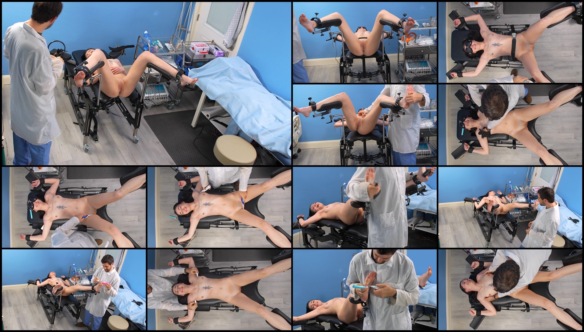 CinematicKink – Rosie Lynn tickled at gynecologist- mf, Naked, TicklingFeet, TicklingUpperBody