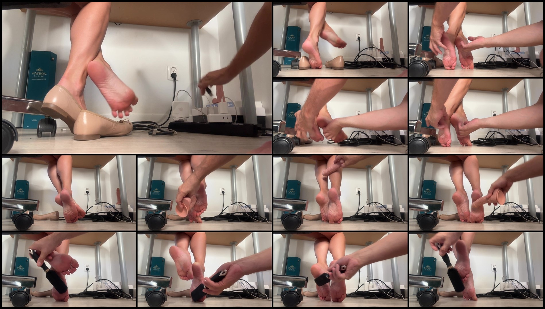 SammyPeeks – Dangling and Tickling Dangerous Office Fantasy-mf, TicklingFeet