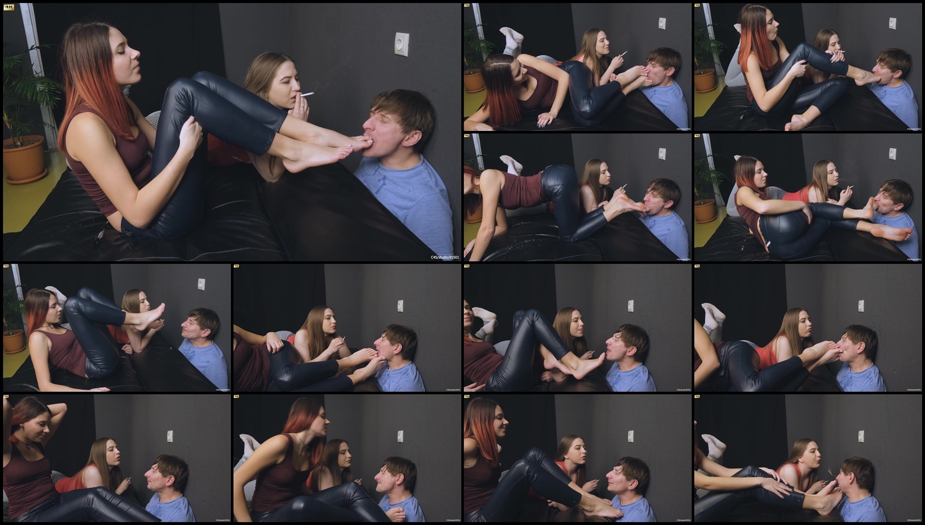 Wildcats - The Slave Is Immobilized - We Spit And Make Him Lick Our Feet-FootWorship