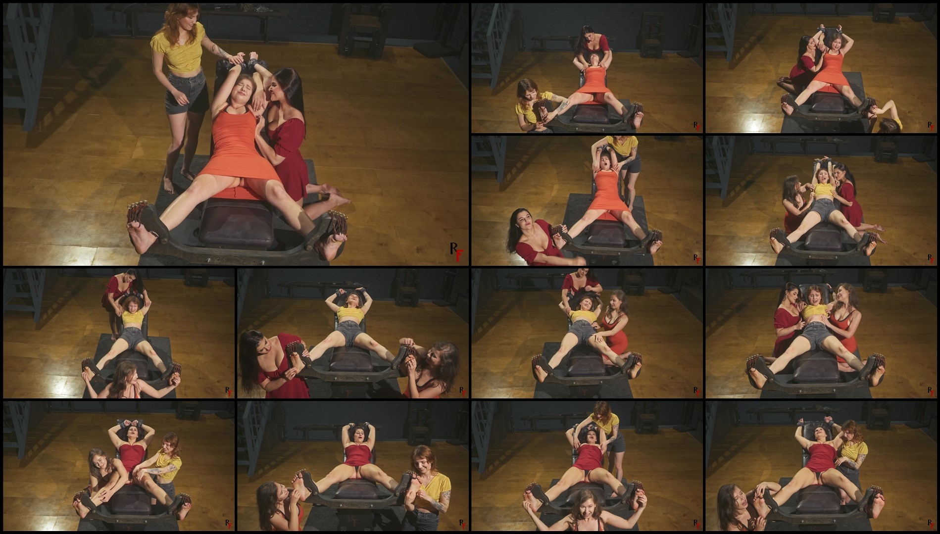 RFStudioProduction – Pandora, Bramble and Patty – Tickling Carousel- fff, HD, TicklingFeet, Tickl...
