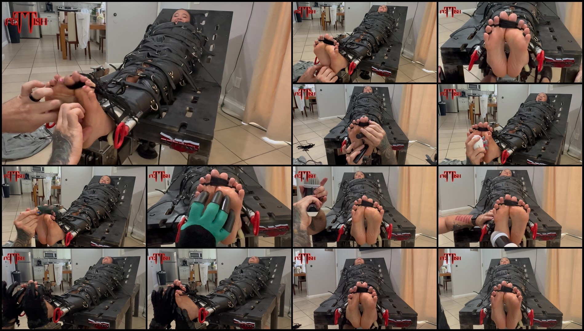 Fettish – The Tickle Table – Raven-mf, TicklingFeet