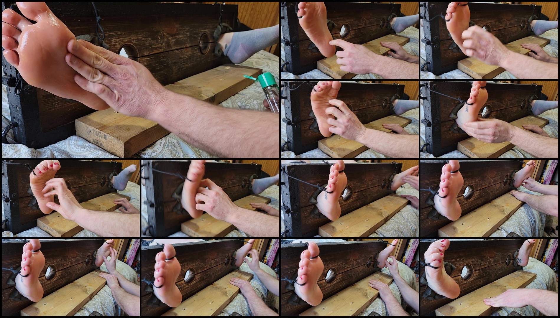 CallieSmith25Tickling – Callie Smith bafefoot oiled tickling- mf, TicklingFeet