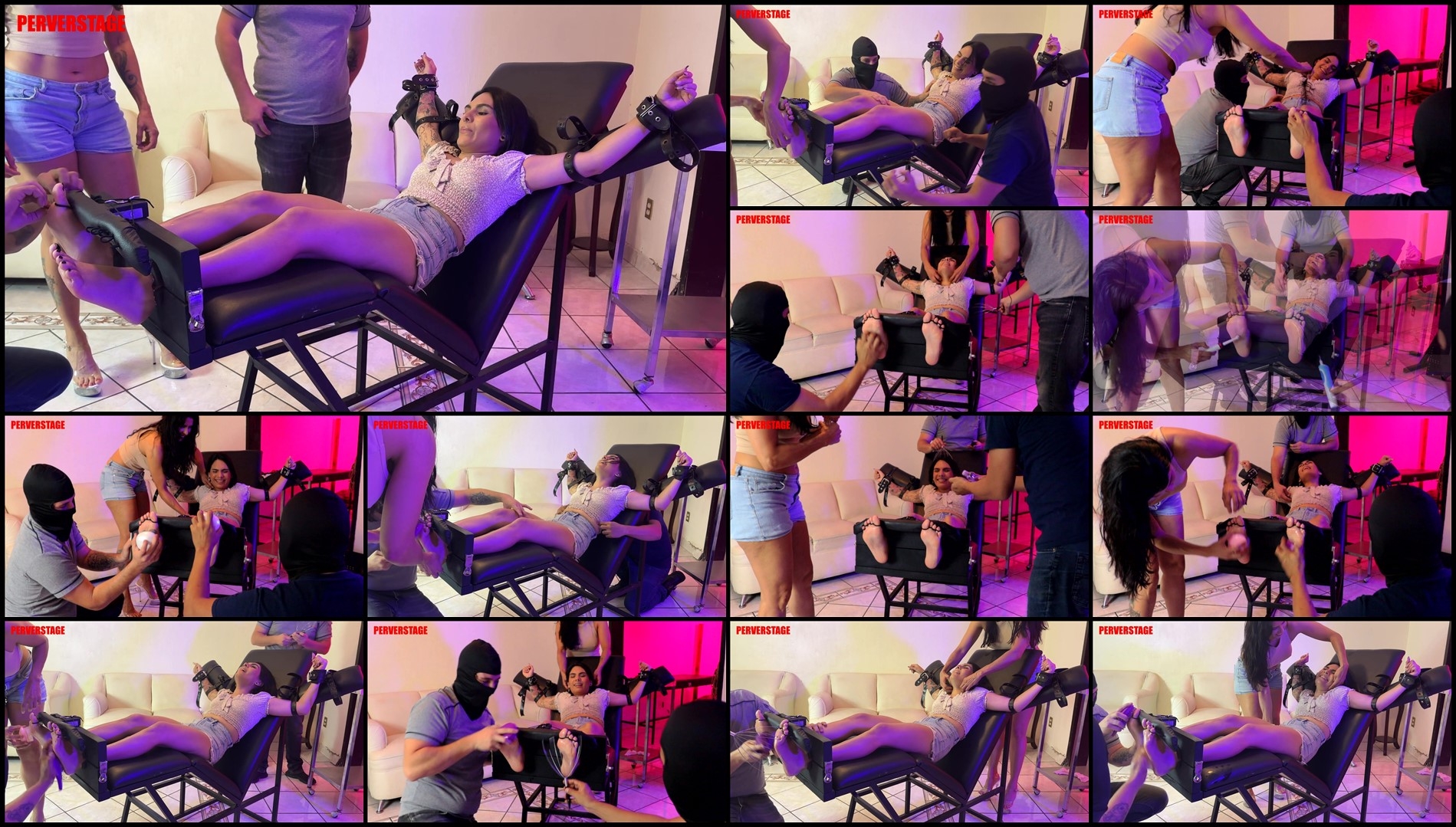 Perverstage – 3 vs 1 (Custom)- mmff, TicklingFeet, TicklingUpperBody